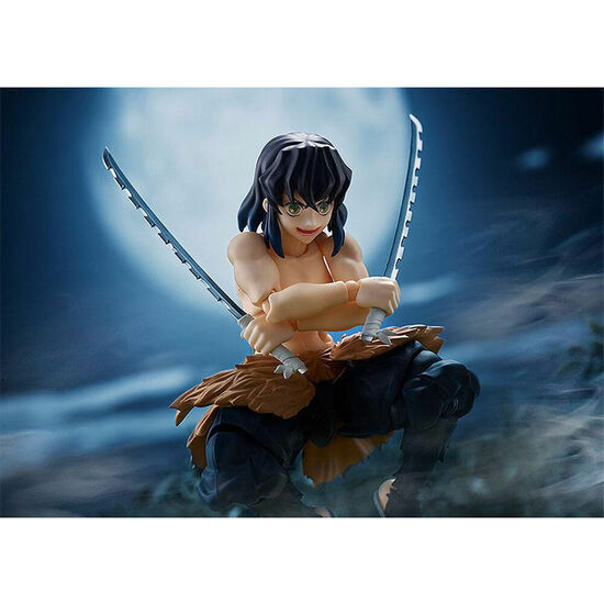 FIGURA FIGMA INOSUKE HASHIBIRA DEMON SLAYER KIMETSU NO YAIBA 14CM image 2