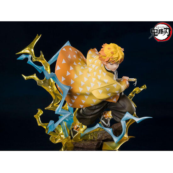 FIGURA FIGUARTS ZERO ZENITSU AGATSUMA THUNDERCLAP & FLASH DEMON SLAYER KIMETSU NO YAIBA 15CM image 1
