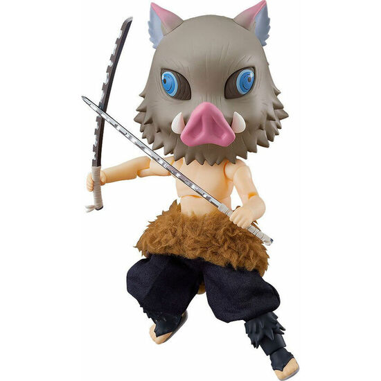 FIGURA NENDOROID DOLL INOSHUKE HASHIBIRA DEMON SLAYER KIMETSU NO YAIBA 14CM image 0