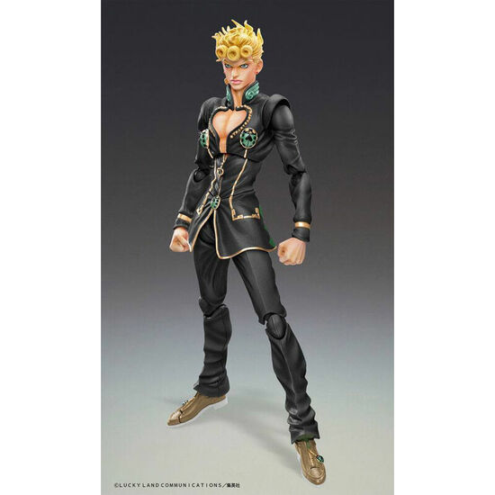 FIGURA CHOZOKADO GIORNO GIOVANNA BLACK JOJOS BIZARRE ADVENTURE PARTE 5 15CM image 0