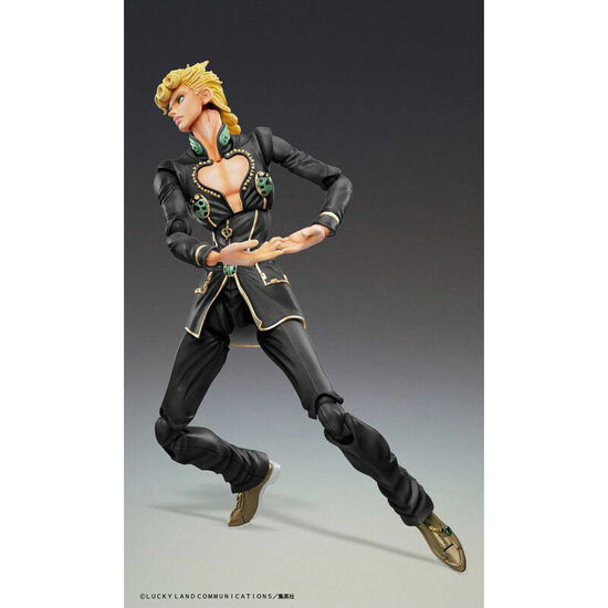 FIGURA CHOZOKADO GIORNO GIOVANNA BLACK JOJOS BIZARRE ADVENTURE PARTE 5 15CM image 1