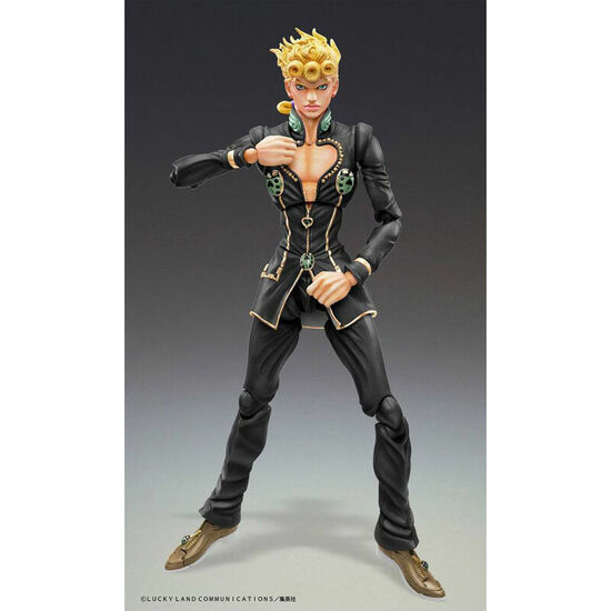 FIGURA CHOZOKADO GIORNO GIOVANNA BLACK JOJOS BIZARRE ADVENTURE PARTE 5 15CM image 2