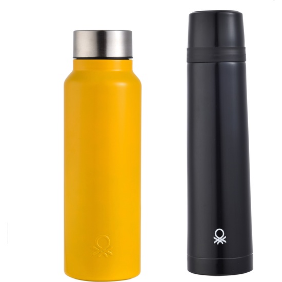 TERMO 1L Y BOTELLA DE AGUA 750 ML, ACERO INOXIDABLE image 0