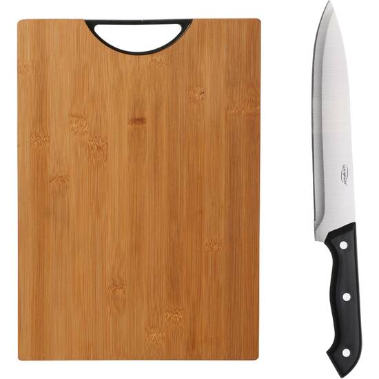 SET TABLA DE CORTAR MÁS CUCHILLO CHEF 20 CM image 0