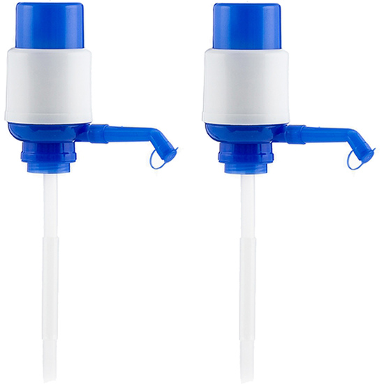 SET DE 2 DISPENSADORES MANUALES DE AGUA EMBOTELLADA, COMPATIBLES CON GARRAFAS DE 5, 8 Y 10 LITROS image 0