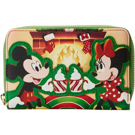 CARTERA CHOCOLATE CALIENTE MICKEY & MINNIE DISNEY LOUNGEFLY image 0