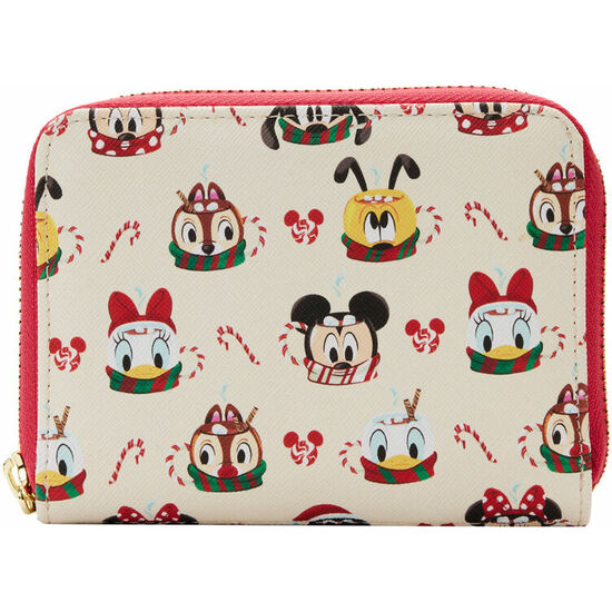 CARTERA CHOCOLATE CALIENTE MICKEY & MINNIE DISNEY LOUNGEFLY image 0