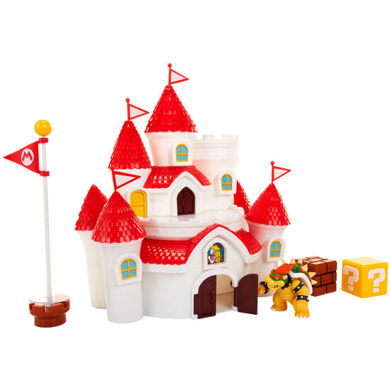 PLAYSET MUSHROOM KINGDOM CASTLE MARIO BROS NINTENDO image 2