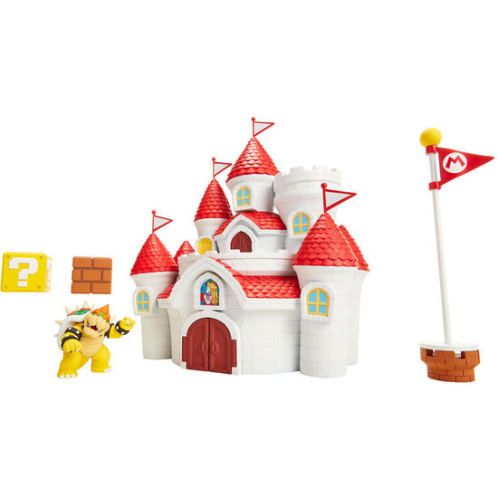 PLAYSET MUSHROOM KINGDOM CASTLE MARIO BROS NINTENDO image 3
