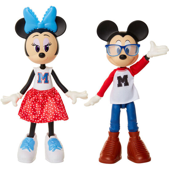 BLISTER 2 MUÑECAS MINNIE AND MICKEY MOUSE 24CM image 1