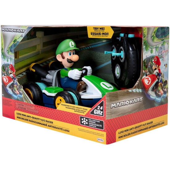 COCHE MINI RC RACER LUIGI MARIO KART NINTENDO RADIO CONTROL image 1
