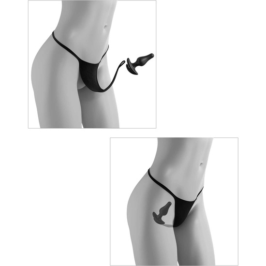 REMOTE BOWTIE BIKINI OS - BLACK image 4