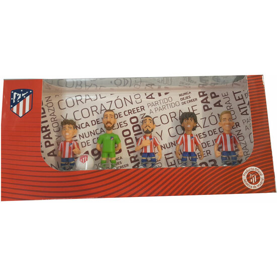 BLISTER 5 FIGURAS MINIX ATLETICO DE MADRID 7CM image 0