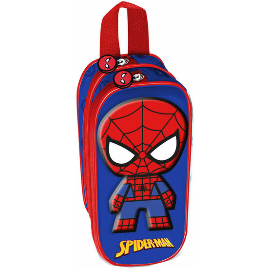 PORTATODO 3D BOBBLEHEAD SPIDERMAN MARVEL DOBLE image 0