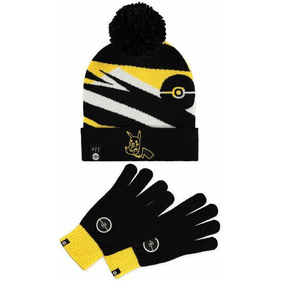 SET GORRO Y GUANTES PIKACHU POKEMON image 0