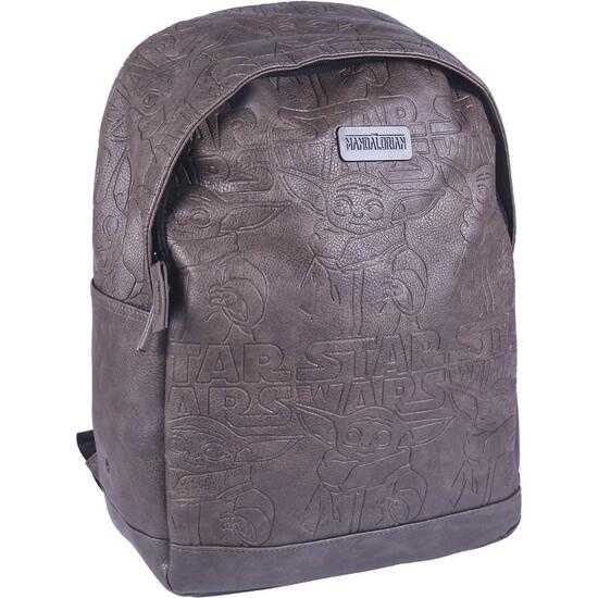 MOCHILA CASUAL VIAJE POLIPIEL THE MANDALORIAN BROWN image 0