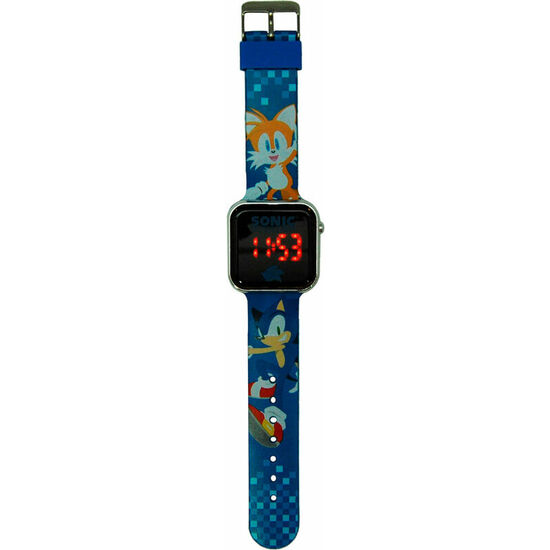 RELOJ SONIC THE HEDGEHOG LED image 1