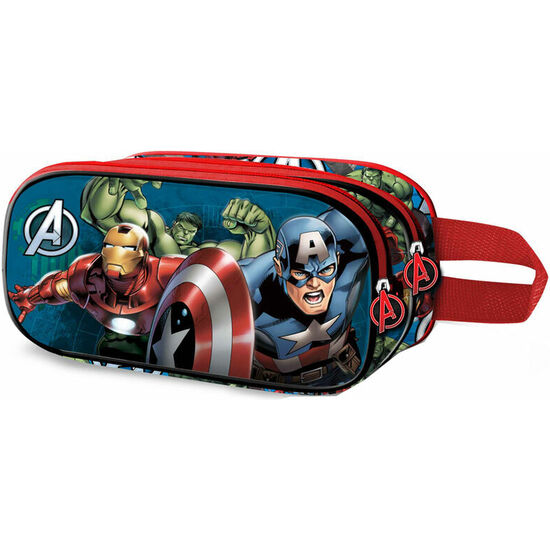 PORTATODO 3D ENERGY VENGADORES AVENGERS MARVEL DOBLE image 0