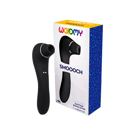 WOOOMY SMOOOCH CLITORAL SUCTION & VIBRATION - BLACK image 0