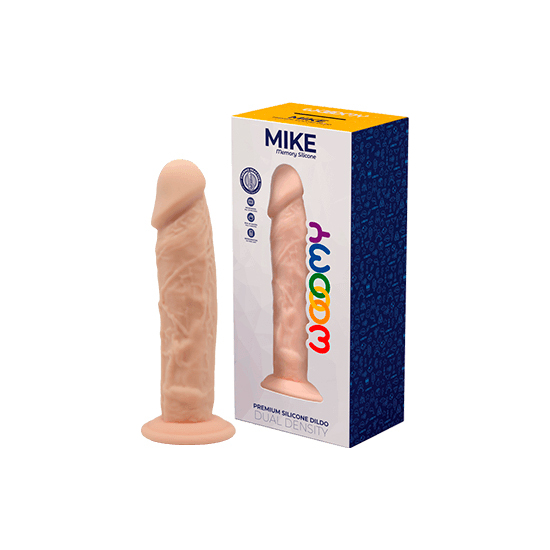 WOOOMY MIKE - PENE SILICONA DOBLE DENSIDAD 19,3 CM image 0