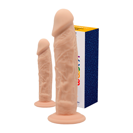 WOOOMY MIKE - PENE SILICONA DOBLE DENSIDAD 19,3 CM image 1