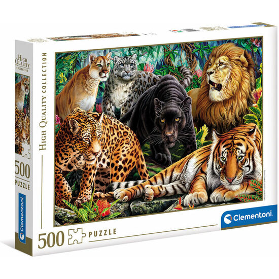 PUZZLE GATOS SALVAJES 500PZS image 0