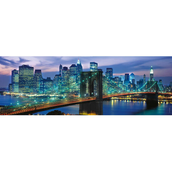 PUZZLE PANORAMA PUENTE DE BROOKLYN NEW YORK 1000PZS image 0