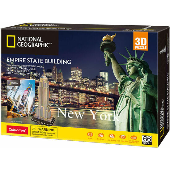 PUZZLE 3D EMPIRE STATE BUILDING NATIONAL GEOGRAPHIC image 1