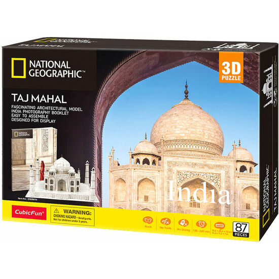 PUZZLE 3D TAJ MAHAL NATIONAL GEOGRAPHIC image 1