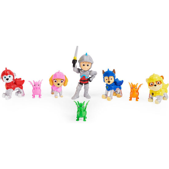 BLISTER 8 FIGURAS CABALLEROS PATRULLA CANINA PAW PATROL image 2