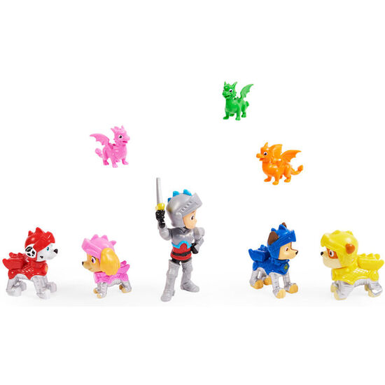 BLISTER 8 FIGURAS CABALLEROS PATRULLA CANINA PAW PATROL image 3