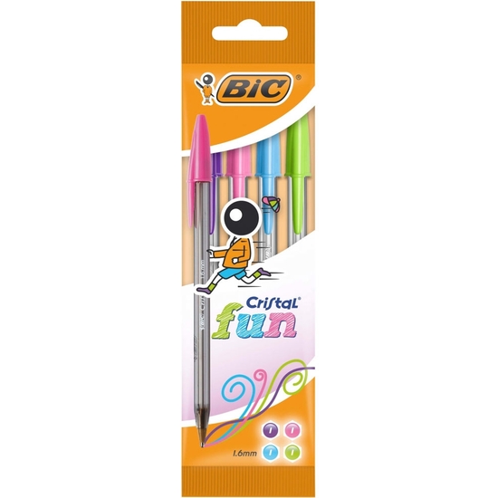 BOLSA4 BOLÍGRAFOS BIC CRISTAL COL.PASTEL image 0