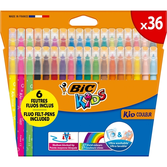 EST.36 ROTULADOR BIC KIDS SUPER LAVABLE image 0