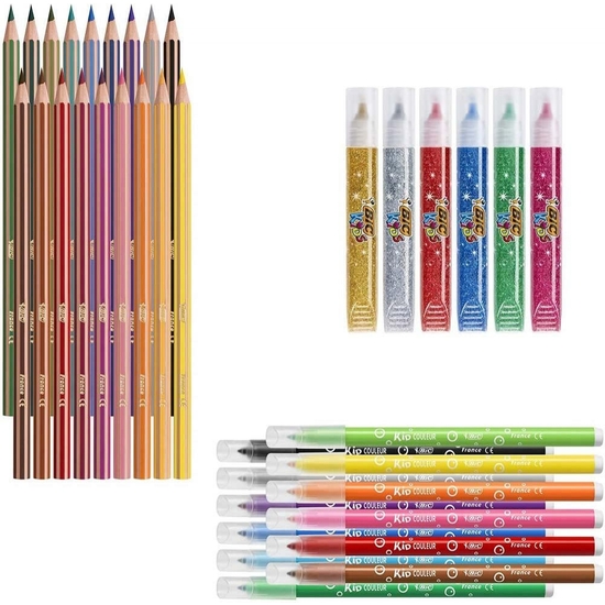 KIT CREATIVO PARA COLOREAR 74 PIEZAS BIC image 2