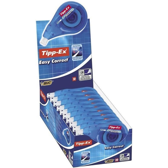 CAJA 10 CINTAS CORRECTORAS TIPP-EX EASY CORRECT 4,2 MM X 12 M image 0