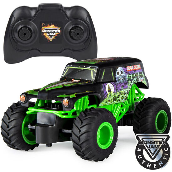 COCHE RADIO CONTROL GRAVE DIGGIR RC MONSTER JAM 1/24 image 0
