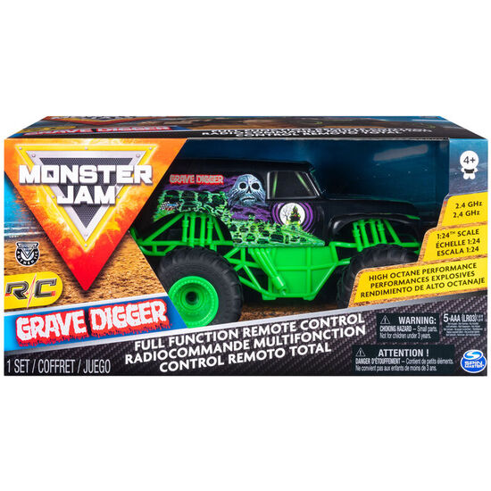 COCHE RADIO CONTROL GRAVE DIGGIR RC MONSTER JAM 1/24 image 2