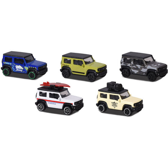 SET 5 COCHES METAL SUZUKI JIMY 7,5CM image 3