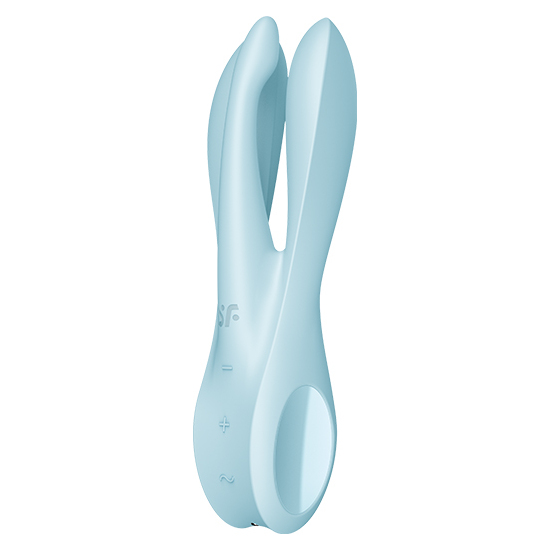 SATISFYER THREESOME 1 - LIGHT BLUE image 2