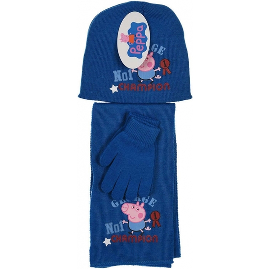 PEPPA PIG GORRO+BUFANDA+GUANTES LANA  image 4