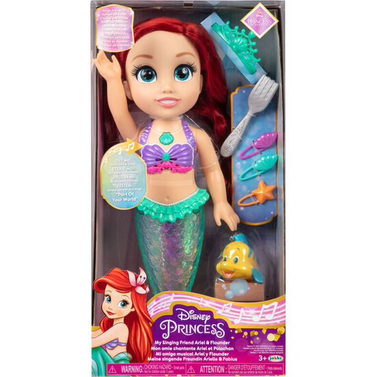 MUÑECA ARIEL LA SIRENITA DISNEY 38CM MUSICAL image 0