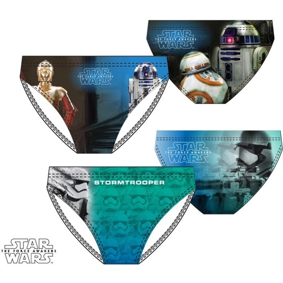 STAR WARS BAÑADOR SLIP T/4,6,8,10 -2COL image 2