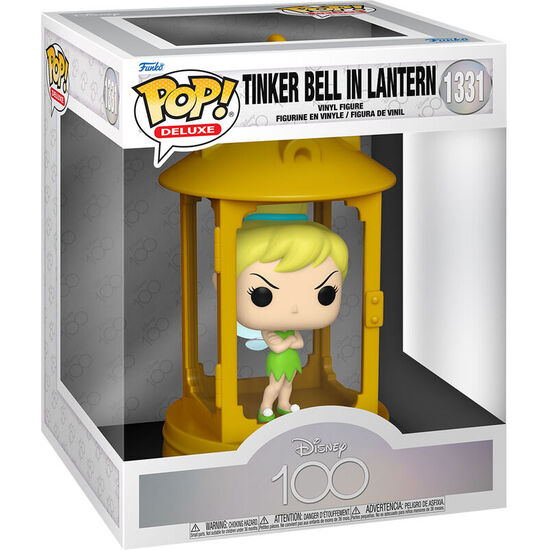 FIGURA POP DELUXE DISNEY 100TH ANNIVERSARY PETER TINKER BELL IN LANTERN image 0