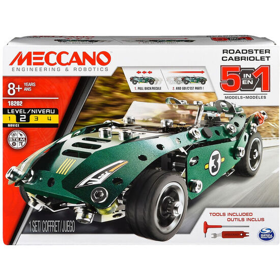 COCHE PULL BACK 5 MODELOS MECCANO image 0