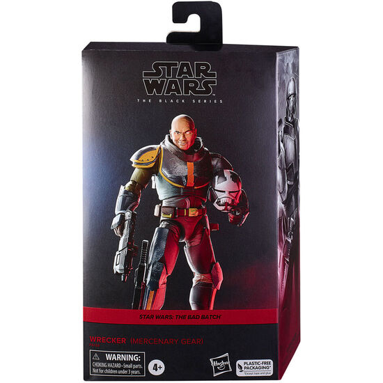 FIGURA WRECKER MERCENARY GEAR THE BAD BATCH STAR WARS 15CM image 0