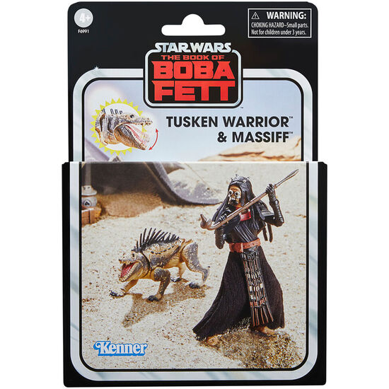 FIGURAS TUSKEN WARRIOR & MASSIFF EL LIBRO DE BOBA FETT STAR WARS 9,5CM image 2