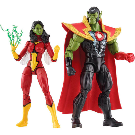 FIGURAS SKRULL QUEEN & SUPER SKRULL BEYOND EARTH MIGHTIEST LOS VENGADORES AVENGERS MARVEL 15CM image 0