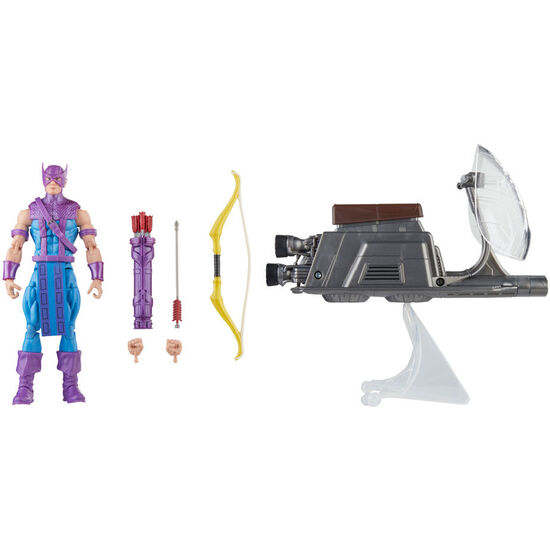 FIGURA HAWKEYE WITH SKY-CYCLE BEYOND EARTHS MIGHTIEST LOS VENGADORES AVENGERS MARVEL 15CM image 0