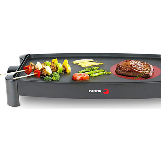 PLANCHA DE ASAR CLEO HOTZONE ANTIADHERENTE 2200 W CON HOT ZONE - 45,7 X 25,4 CM PLACA image 2