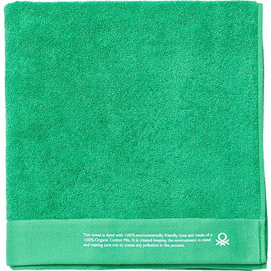 TOALLA 70X140 ALGODÓN ORGÁNICO 450GSM VERDE BENETTON image 0